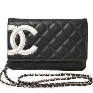 CHANEL Authentic Black Wallet